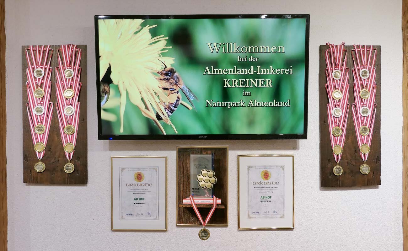 Auszeichnungen für erstkassigen Honig