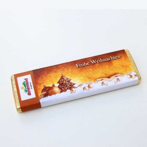 Weihnachts-Schokolade "Goldbaum" Nougat