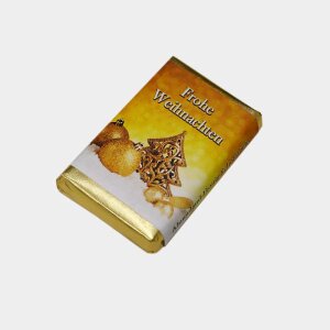 Weihnachts-schoko mini "Goldbaum"