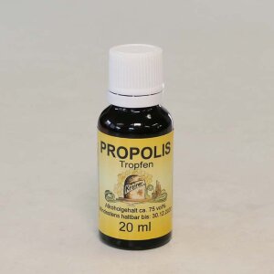 Propolistropfen im Tropfglas